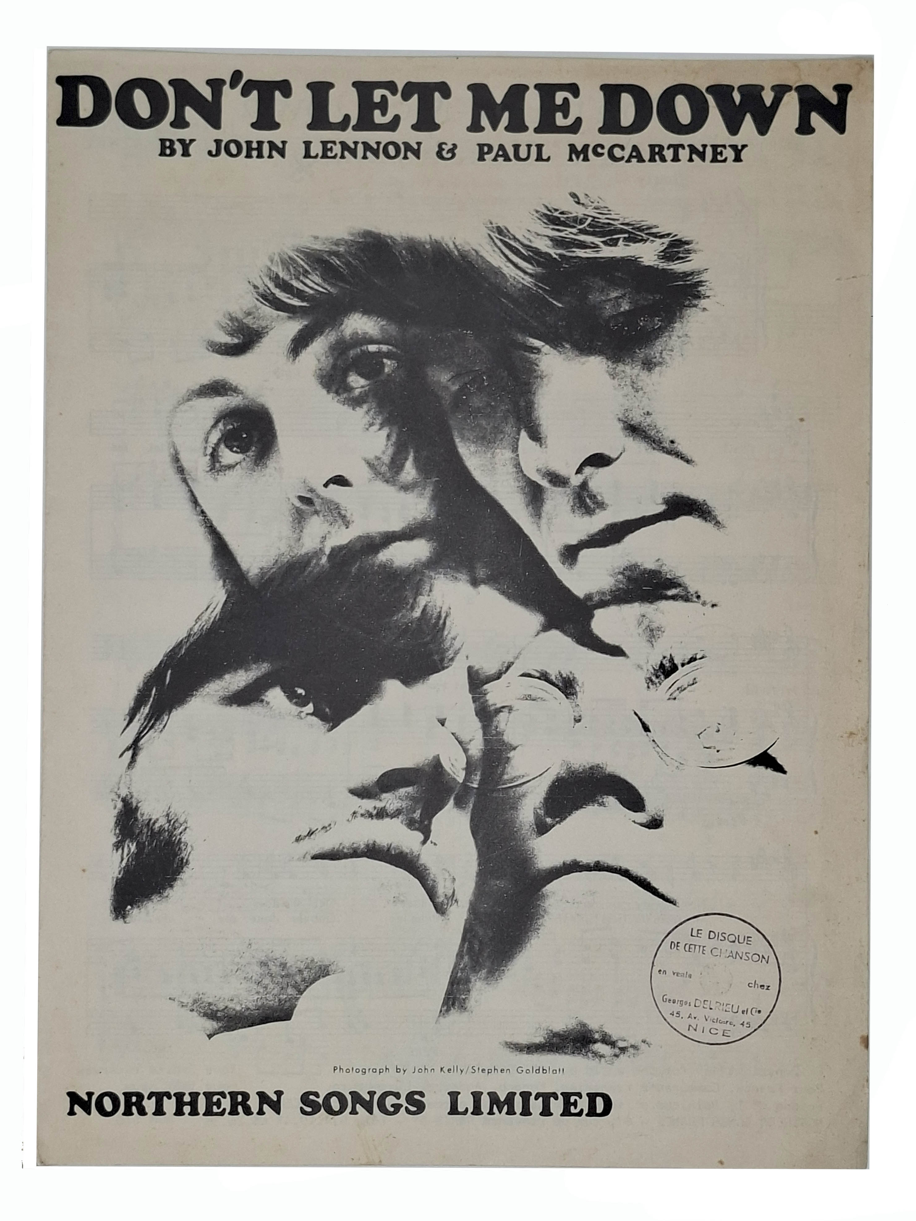 DON'T LET ME DOWN (spartito)