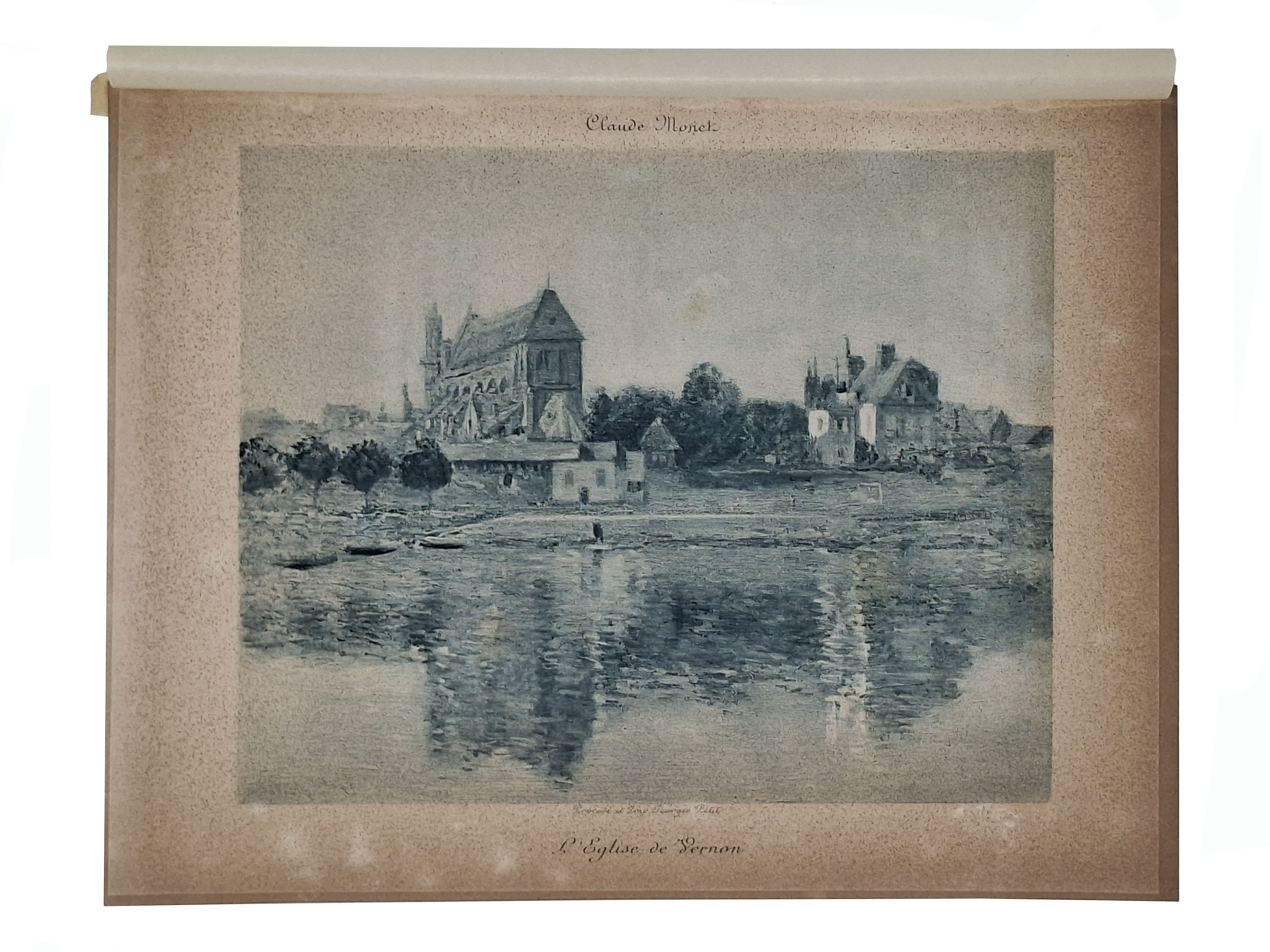 L'EGLISE DE VERNON (heliogravure)