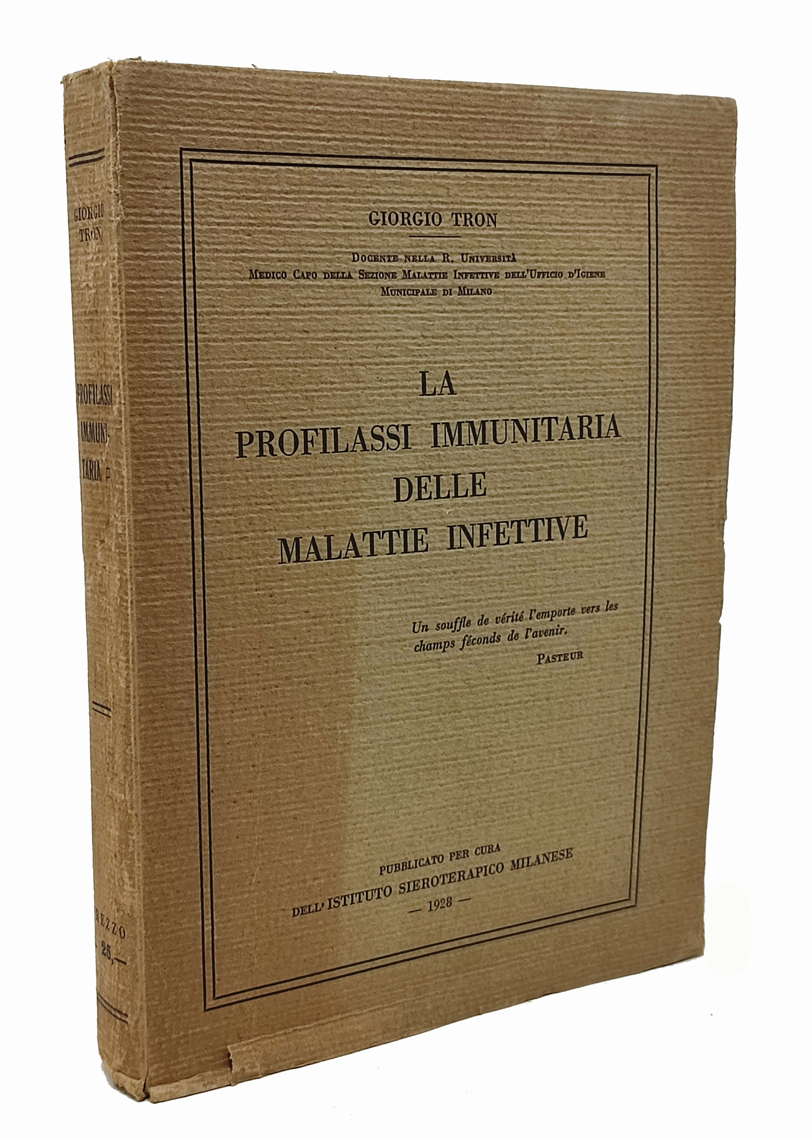 LA PROFILASSI IMMUNITARIA DELLE MALATTIE INFETTIVE