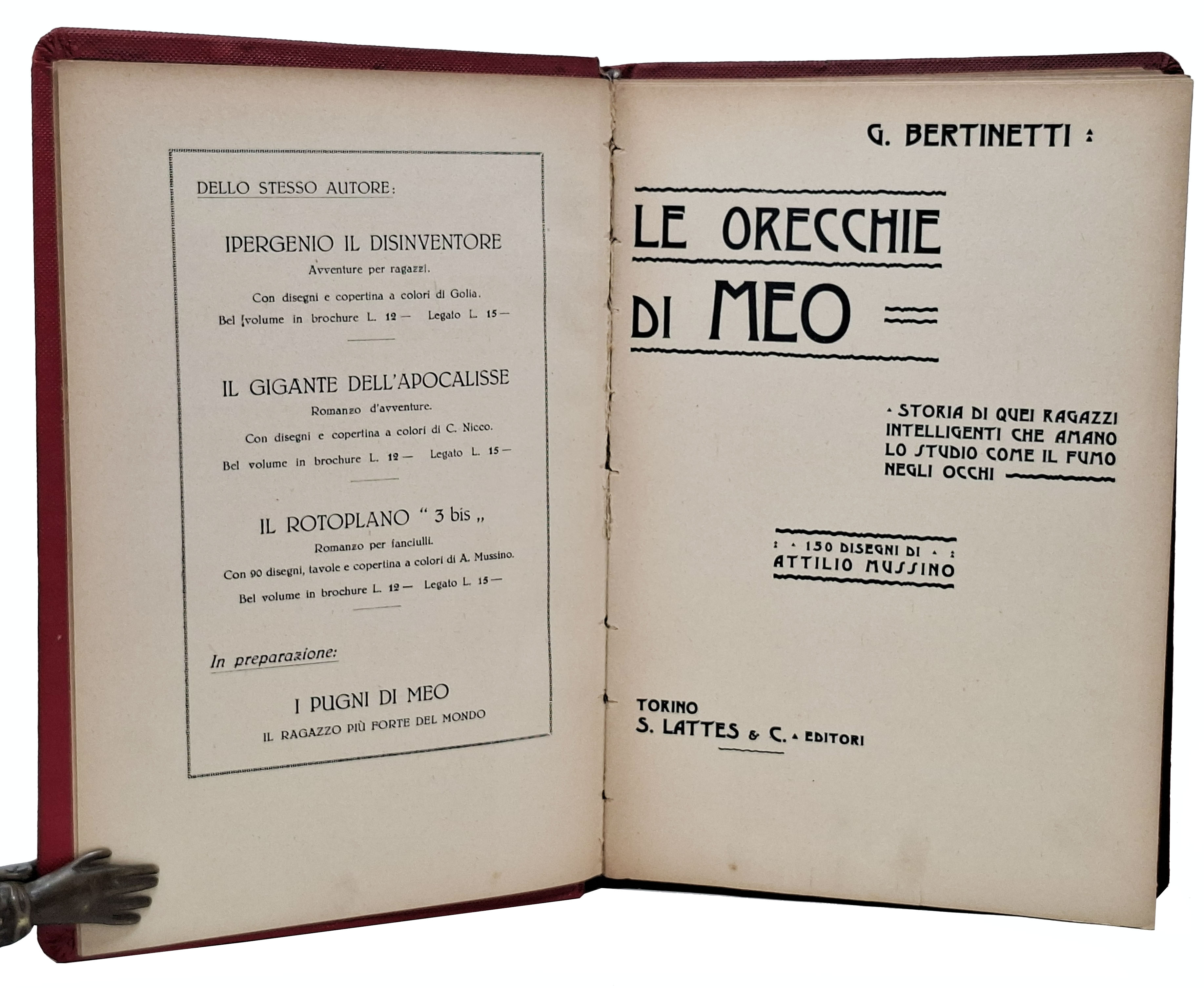 LE ORECCHIE DI MEO. Storia di quei ragazzi intelligenti che …