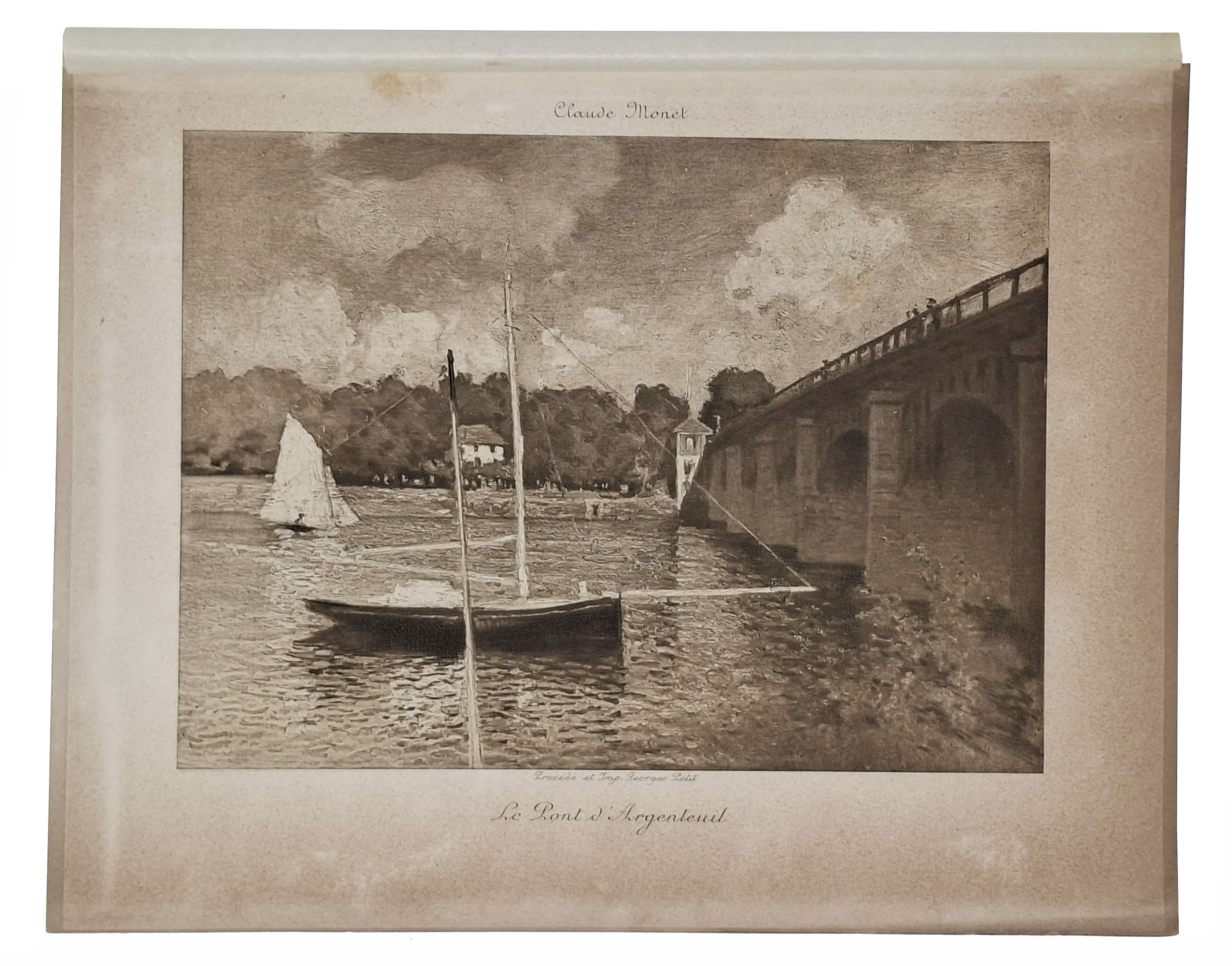 LE PONT D'ARGENTEUIL (heliogravure)