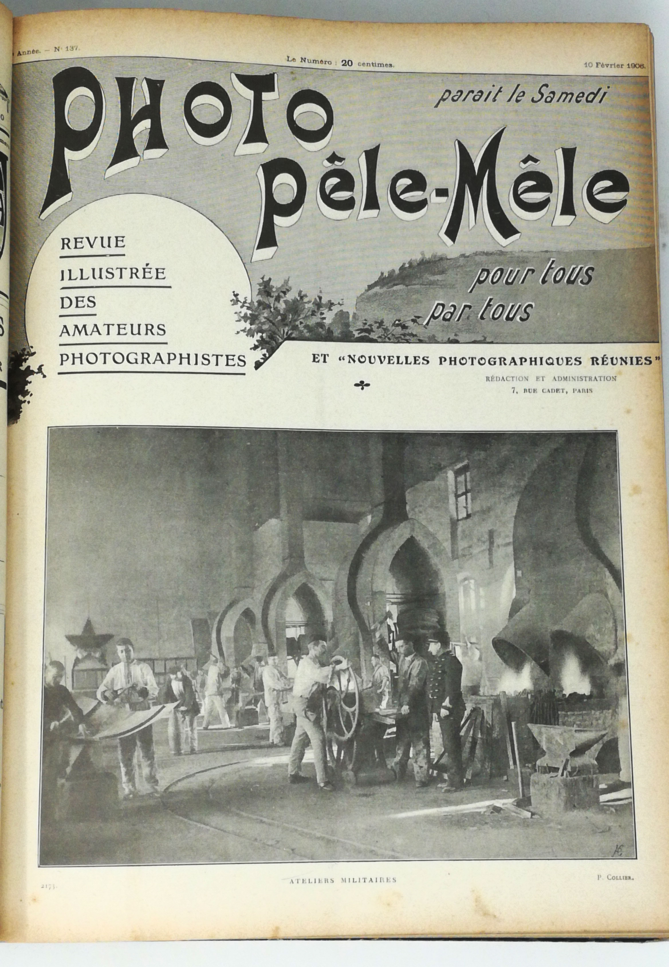 PHOTO PELE-MELE Revue illustrée des amateurs photographistes (6 janvier 1906 …