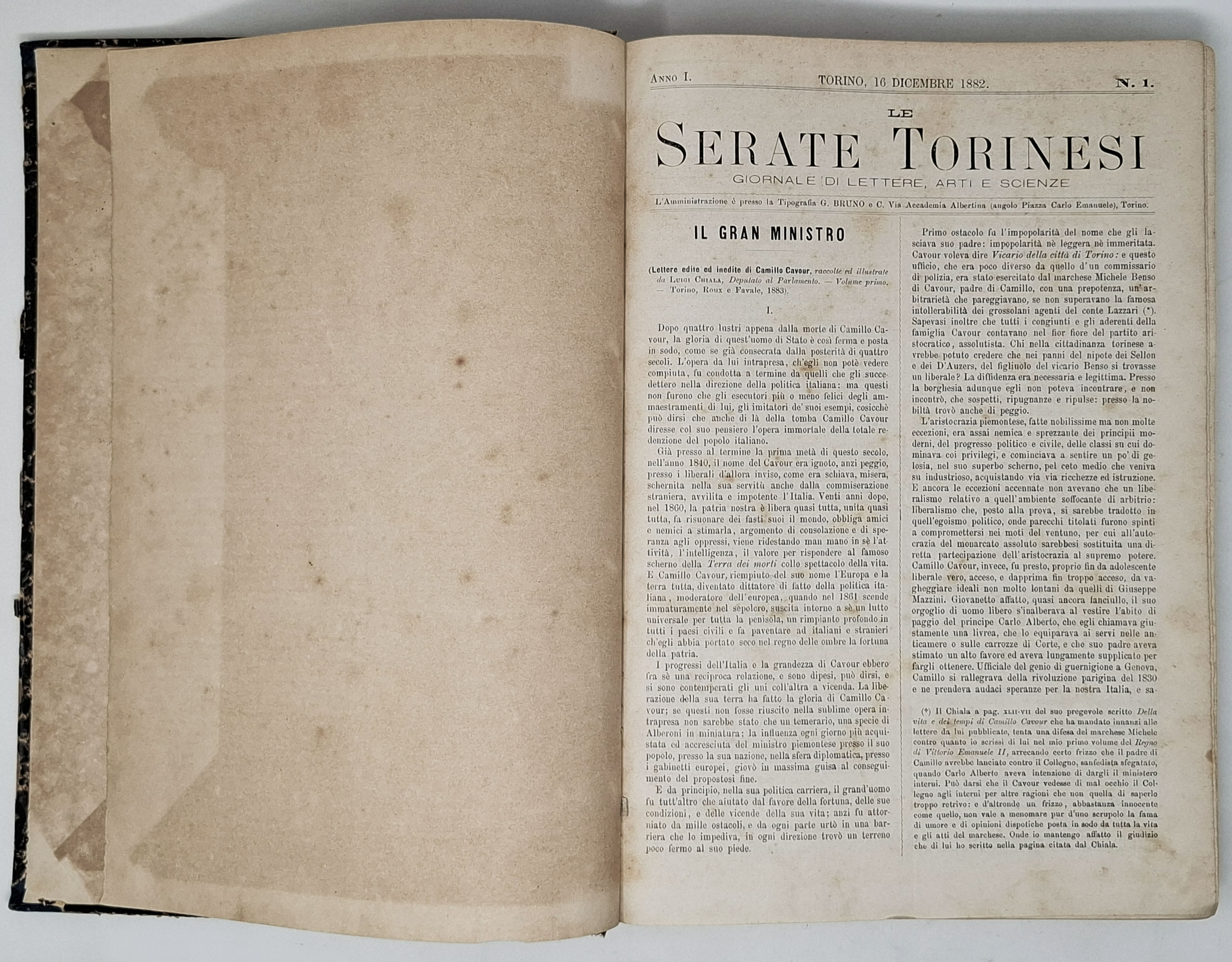 raccolta de LE SERATE TORINESI / GIORNALE DI LETTERE ARTI …