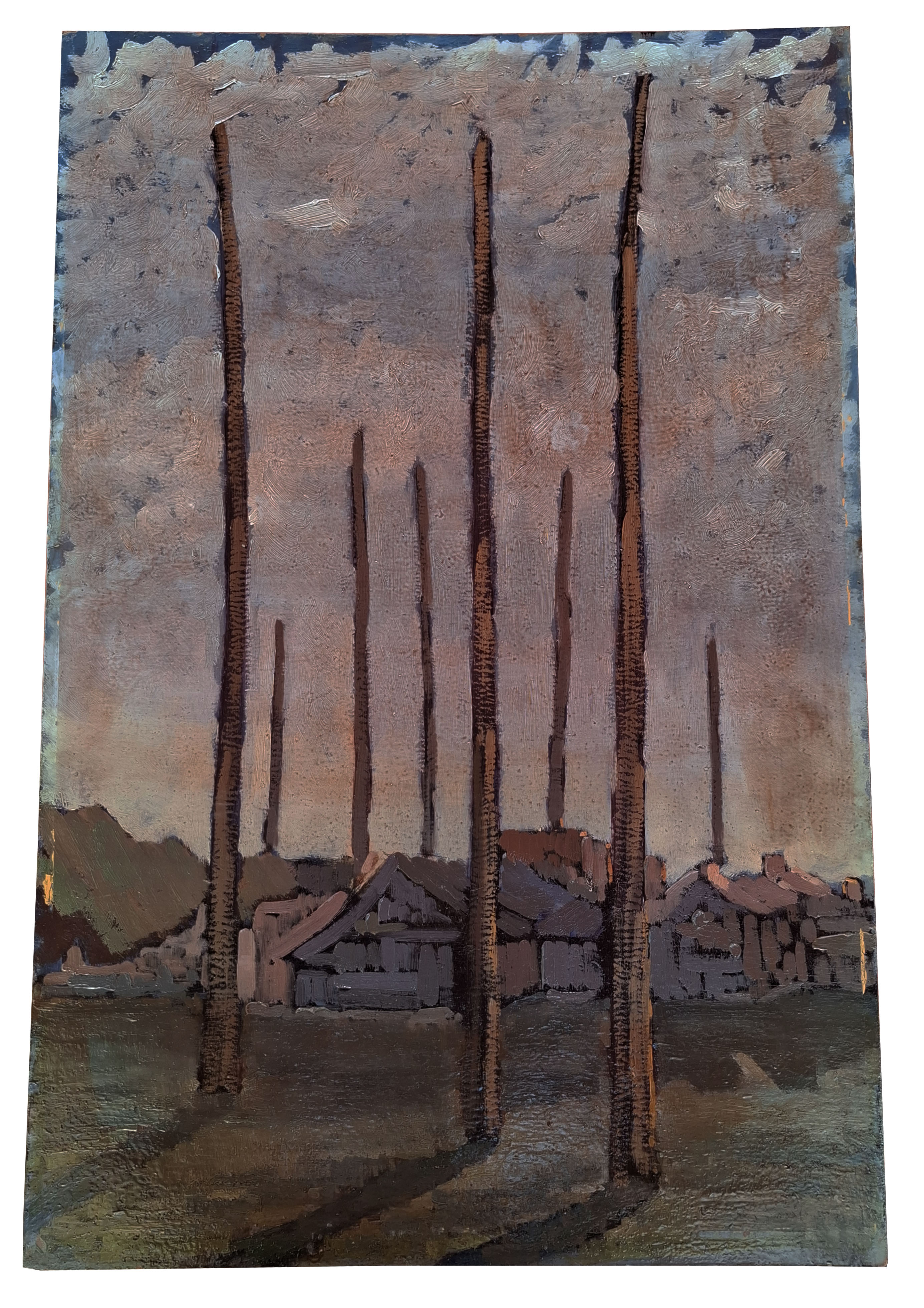 RACCONTI PIEMONTESI (olio su tavola)