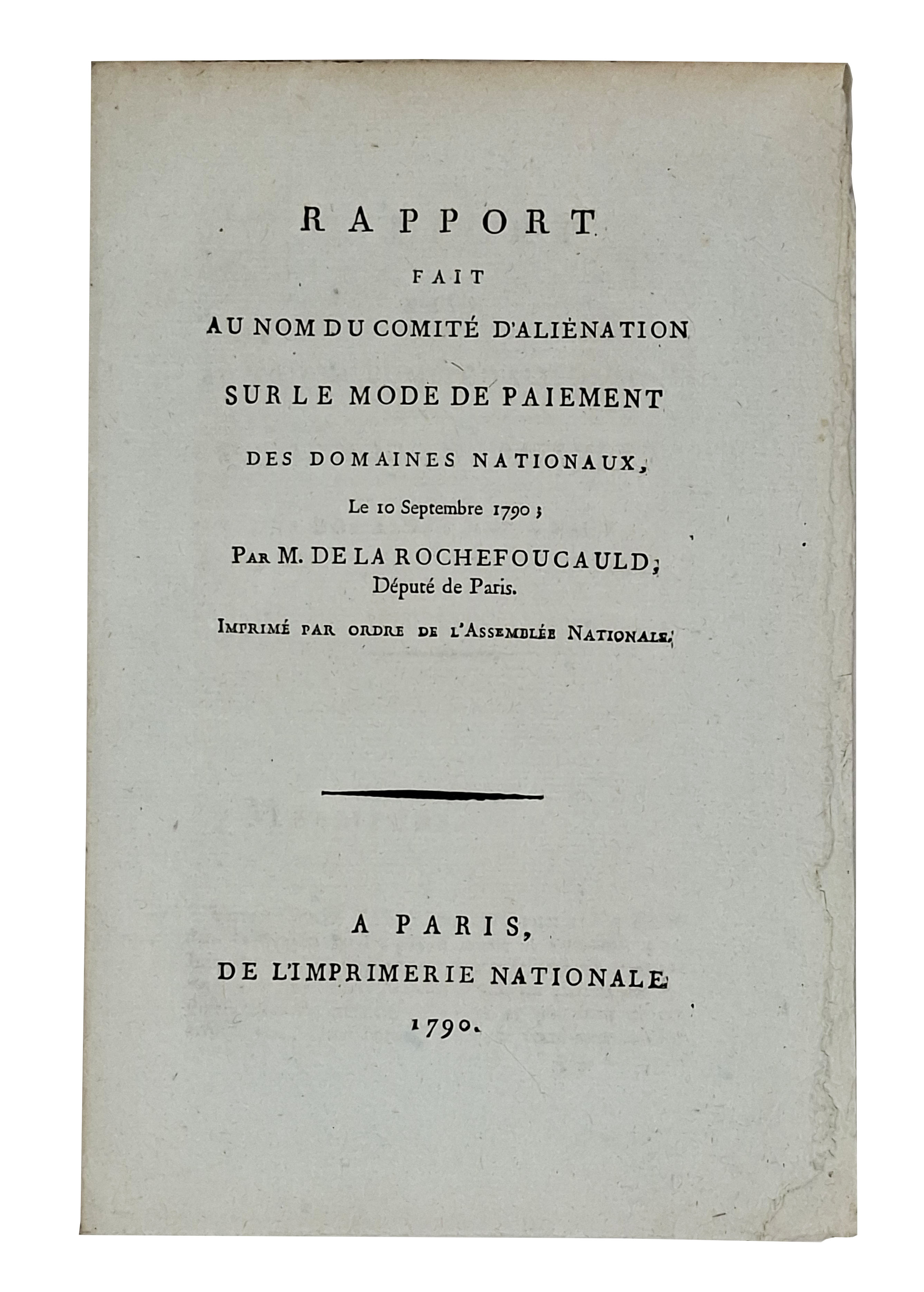 RAPPORT FAIT AU NOM DU COMITE D'ALIENATION SUR LE MODE …