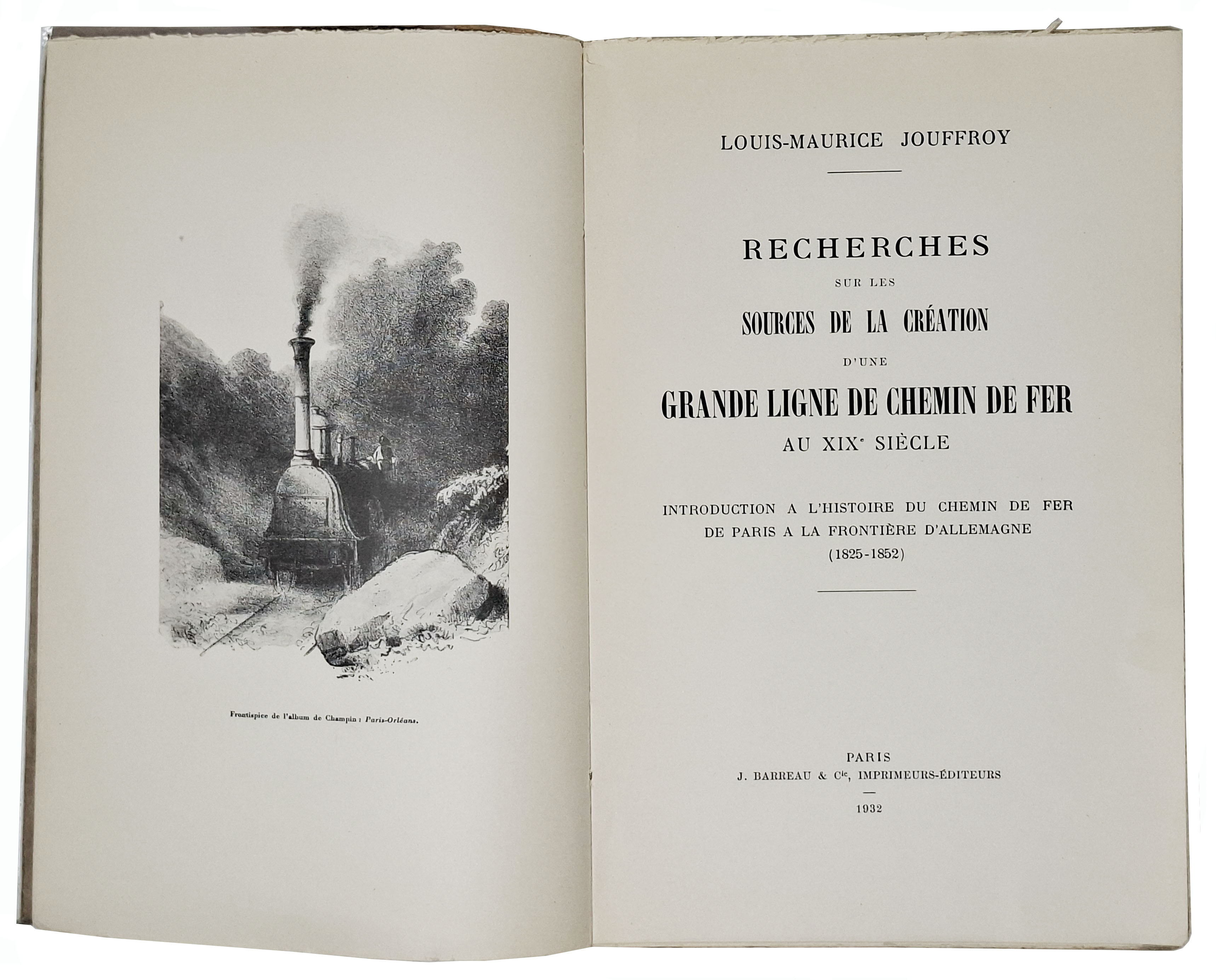 RECHERCHES SUR LES SOURCES DE LA CREATION D'UNE GRANDE LIGNE …