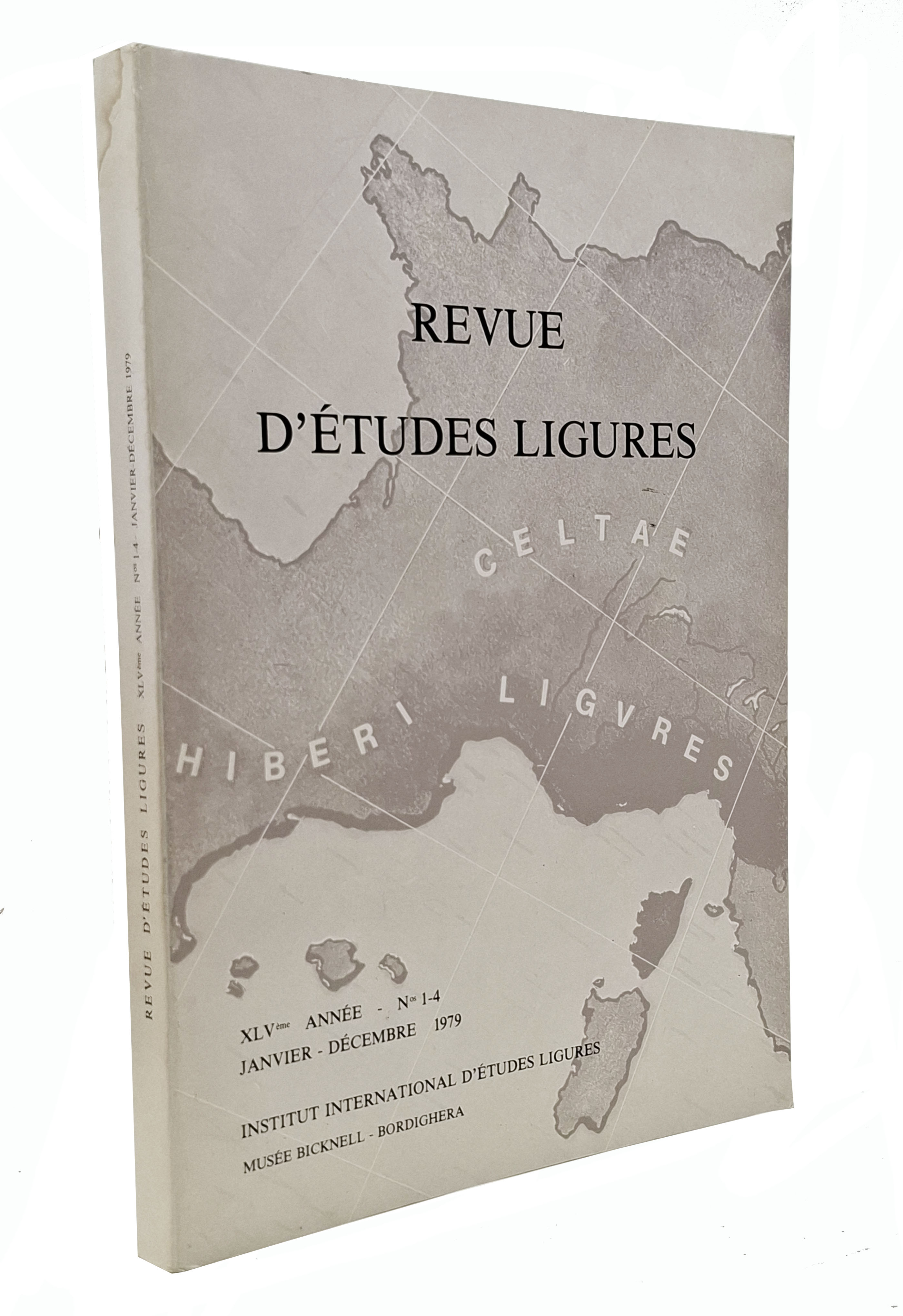 REVUE D'ETUDES LIGURES Janvier - décembre 1979
