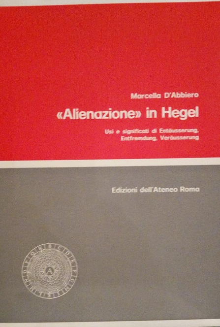 ALIENAZIONE IN HEGEL