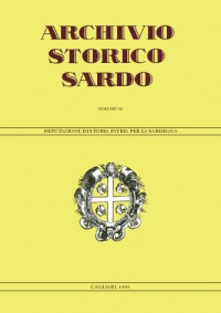 ARCHIVIO STORICO SARDO - VOLUME XL