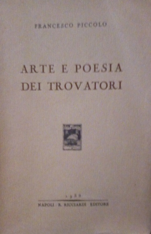 ARTE E POESIA DEI TROVATORI