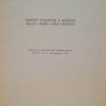 ASPETTI STILISTICI E METRICI DELLE RIME DELL'ARIOSTO - ESTRATTO DA …