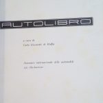 AUTOLIBRO - ANNUARIO INTERNAZIONALE DELLE AUTOMOBILI