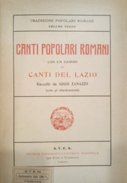 CANTI POPOLARI ROMANI