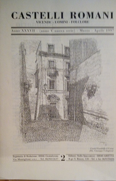 CASTELLI ROMANI - RIVISTA - 2/1997 - MARZO, APRILE