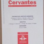 CERVANTES - REVISTA DEL INSTITUTO CERVANTES EN ITALIA - ANNO …