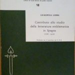 CONTRIBUTO ALLO STUDIO DELLA LETTERATURA EMBLEMATICA IN SPAGNA (1549 - …