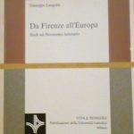 DA FIRENZE ALL'EUROPA - STUDI SUL NOVECENTO LETTERARIO