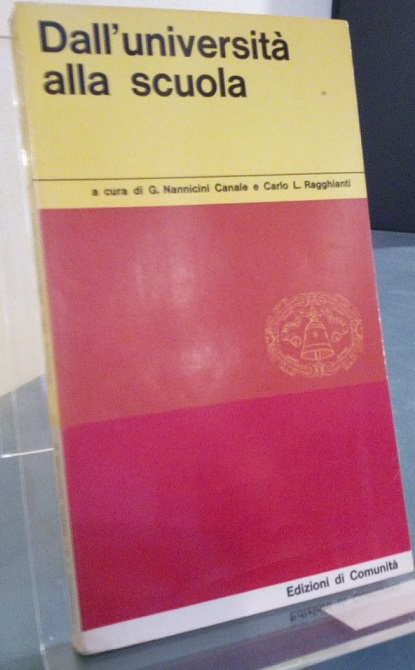 DALL'UNIVERSITA' ALLA SCUOLA