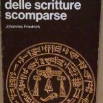 DECIFRAZIONE DELLE SCRITTURE SCOMPARSE