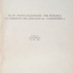 DI UN PARTO D'ELEPHANTE PER PETRARCA (IL COMMENTO DEL GESUALDO …