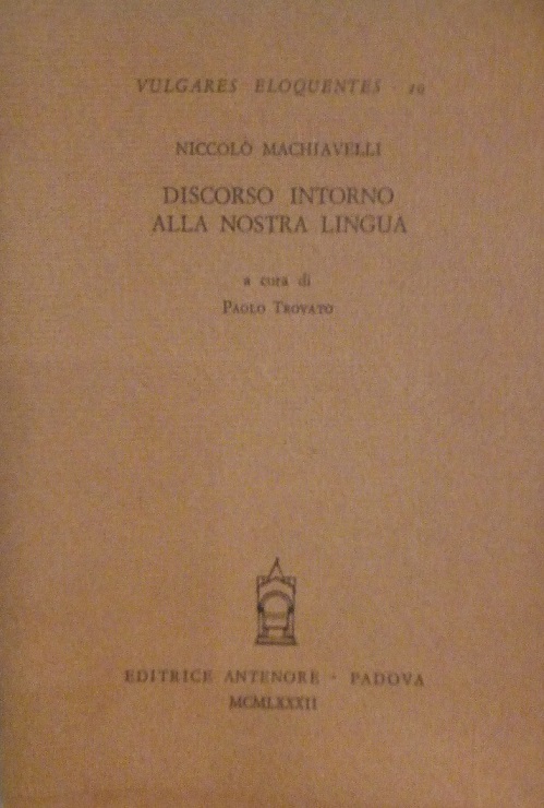 DISCORSO INTORNO ALLA NOSTRA LINGUA