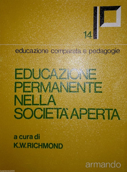 EDUCAZIONE PERMANENTE NELLA SOCIETA' APERTA