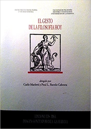 EL GESTO DE LA FILOSOFIA HOY