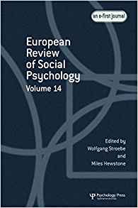 EUROPEAN REVIEW OF SOCIAL PSYCOLOGY - VOLUME 14