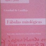 FABULAS MITOLOGICAS - TEXTO CRITICO, INTRODUCION Y NOTAS DE BLANCA …