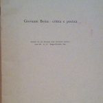 GIOVANNI BOINE: CRITICA E POESIA - ESTRATTO DA "LA RASSEGNA …