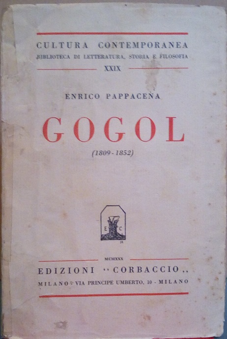 GOGOL (1809-1852) - OPERE-VITA