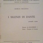 I SILENZI DI DANTE - ESTRATTO DA "QUADERNI 1", DANTE-PROPOSTE …