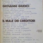 IL MALE DEI CREDITORI 1971-1976