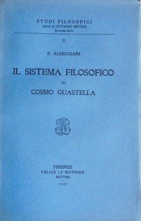 IL SISTEMA FILOSOFICO DI COSMO GUASTELLA