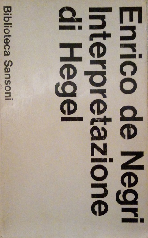 INTERPRETAZIONE DI HEGEL
