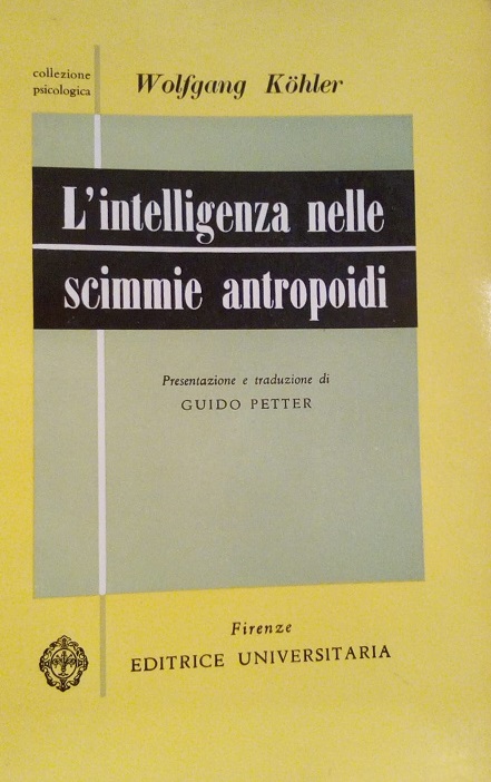 L'INTELLIGENZA NELLE SCIMMIE ANTROPOIDI