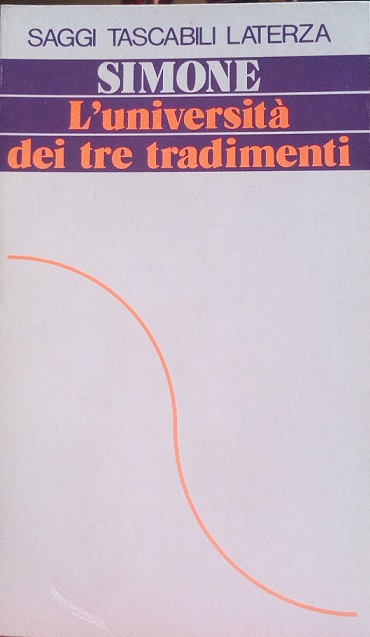 L'UNIVERSITA' DEI TRE TRADIMENTI