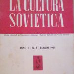 LA CULTURA SOVIETICA - ANNO 1, N.1, LUGLIO 1945