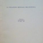 LA NEGAZIONE BRUNIANA DELL'ESTETICA - ESTRATTO DA "RINASCIMENTO" VOL.XXIII-1983