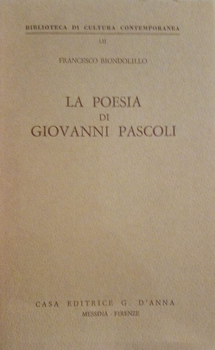 LA POESIA DI GIOVANNI PASCOLI