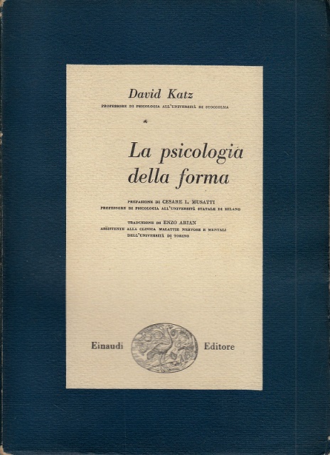 LA PSICOLOGIA DELLA FORMA