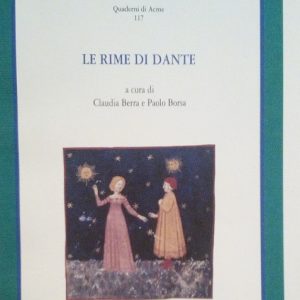 LE RIME DI DANTE