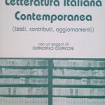 LETTERATURA ITALIANA CONTEMPORANEA (TESTI, CONTRIBUTI, AGGIORNAMENTI)