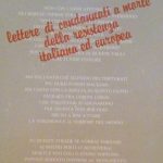 LETTERE DI CONDANNATI A MORTE DELLA RESISTENZA ITALIANA ED EUROPEA