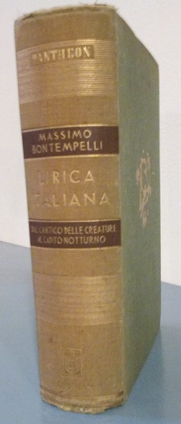 LIRICA ITALIANA - DAL CANTICO DELLE CREATURE AL CANTO NOTTURNO …