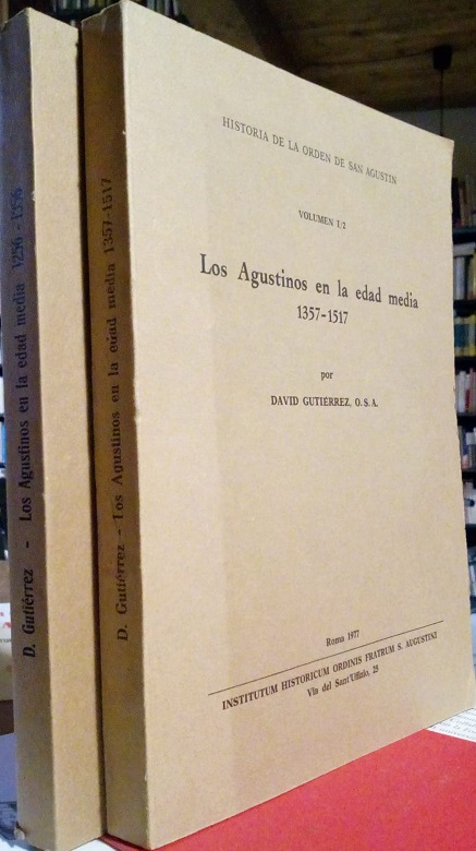 LOS AGUSTINOS EN LA EDAD MEDIA - 2 VOLUMI