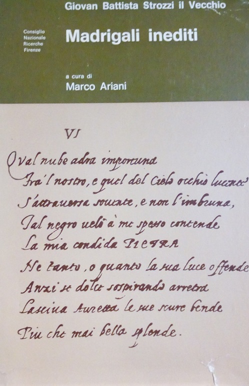 MADRIGALI INEDITI
