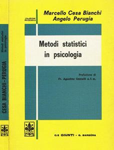 METODI STATISTICI IN PSICOLOGIA