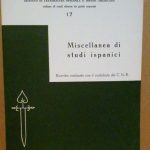 MISCELLANEA DI STUDI ISPANICI
