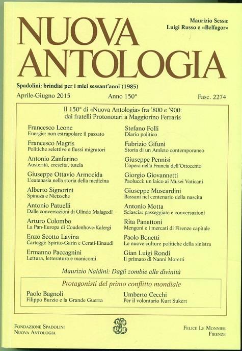 NUOVA ANTOLOGIA - 2/2015 (FASC.2274)